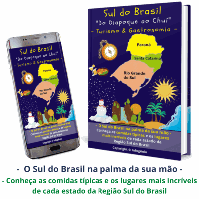 Imagem de Conheça a Região Sul do Brasil + 1 Bônus | Turismo &amp; Gastronomia (e-books) criado por Infogênio | Loja Virtual na hotmart