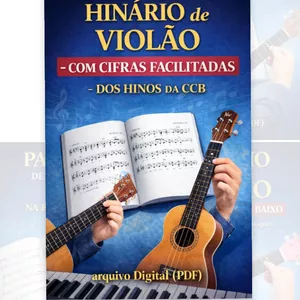 Imagem de capa para o Ebook HINÁRIO DE VIOLÃO CIFRADO FACILITADO 