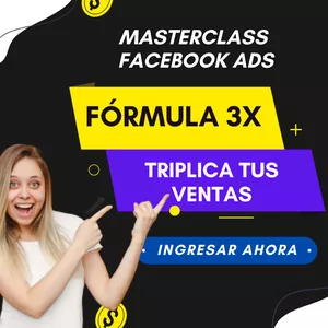 Imagen de portada para Curso online Curso Facebook Ads: Fórmula 3x Triplica tus Ventas