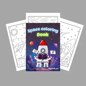 Cover image for Ebook Coloring Book: The Space (Children's)