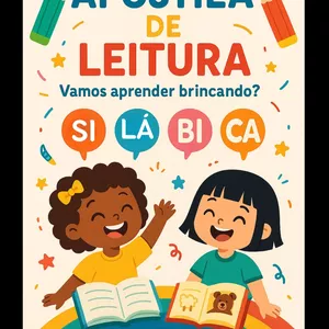 Imagem de capa para o Ebook 📘 Apostila de Leitura Silábica.