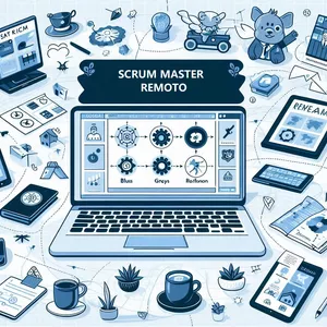 Imagen de portada para Ebook Guía Scrum Master Remoto 2025