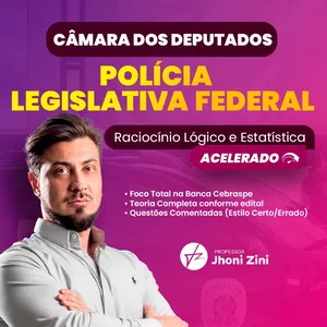 Imagem do curso Polícia Legislativa Federal: Raciocínio Lógico e Estatística