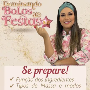 Imagem de capa para o Curso online Dominando Bolos de Festas