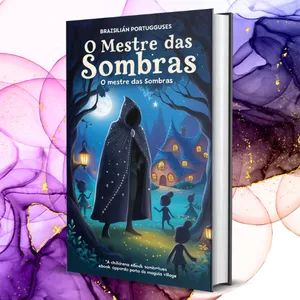 Imagem de capa para o Ebook O Mestre das Sombras: Livro e eBook Infantil com uma História Fascinante para Crianças