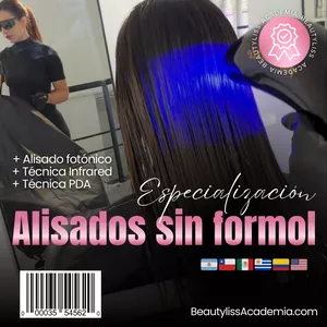 Imagen de portada para Curso online Especialización en alisados sin formol