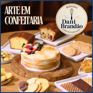 Imagem do curso Arte em Confeitaria - Método Dani Brandão 