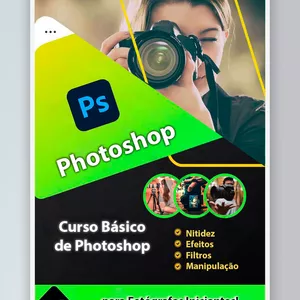 Imagem de capa para o Curso online Photoshop Básico para Fotógrafos Iniciantes