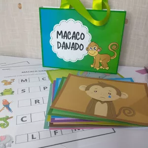 Imagem de capa para o Ebook Macaco Danado - Kit Alfa 1