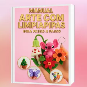 Imagen de portada para Ebook MANUAL ARTE COM LIMPIAPIPAS GUIA PASSO A PASSO