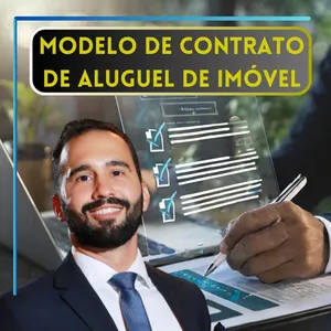 Imagem de capa para o Ebook Modelo de Contrato de Aluguel de Imóvel