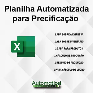 Imagem de capa para o Curso online Planilha de Precificação para Produto