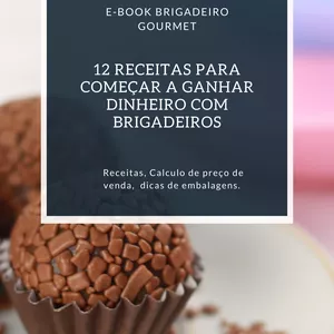 Imagem de capa para o Ebook  Renda extra com Brigadeiro