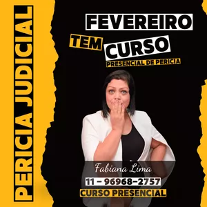 Imagem principal do produto CURSO PRESENCIAL DE PERÍCIA JUDICIAL