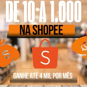 Imagem de capa para o Ebook SHOPEE DE 10 A 1.000