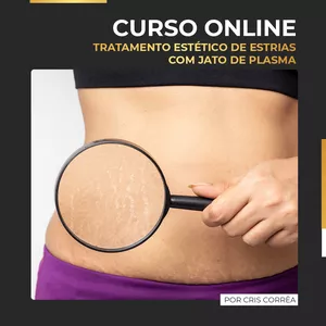 Imagem de capa para o Curso online Tratamento Estético de Estrias com Jato de Plasma