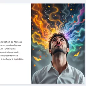 Imagem de capa para o Ebook Sintomas e Diagnósticos - TDAH