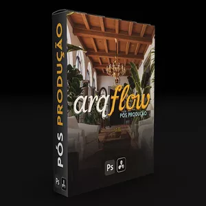 Imagem de capa para o Curso online ARQFLOW - PÓS PRODUÇÃO