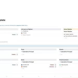 Imagem de capa para o Curso online Template do Notion | Planner Semanal e Calendário