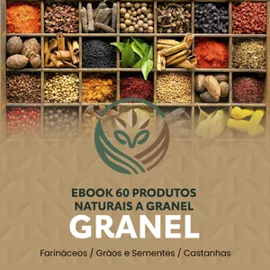 Imagem de capa para o Ebook Ebook 60 produtos naturais a granel