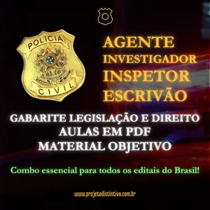 Imagem de capa para o Curso online Legislação e Direito - PC/RS (Escrivão e Inspetor) - Prof. Daniel Brandt