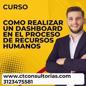 Imagen de portada para Curso online Como realizar Dashboard en el proceso de Recursos Humanos