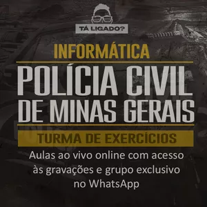 Imagem de capa para o Curso online TURMA DE EXERCÍCIOS - PCMG