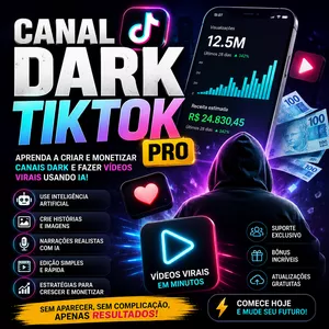 Imagem do curso Canal Dark TikTok Pro