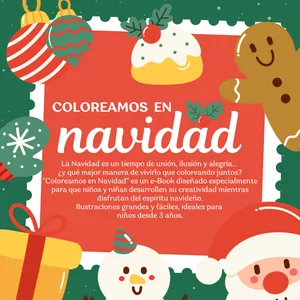 Imagen de portada para Ebook COLOREAMOS EN NAVIDAD