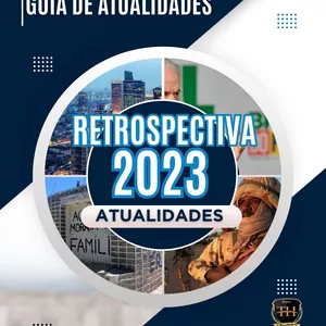 Imagem de capa para o Ebook Guia de Atualidades Retrospectiva 2023