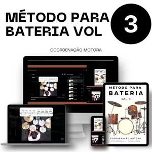 Curso CURSO MÉTODO PARA BATERIA VOL.03