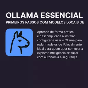 Imagem de capa para o Curso online Ollama Essencial: Primeiros Passos com Modelos Locais de IA