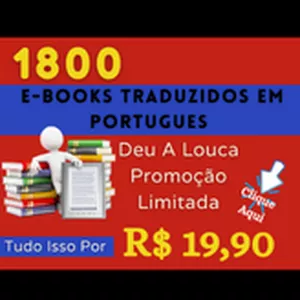 Imagem principal do produto 1800 E-books PLR - Traduzidos em Português