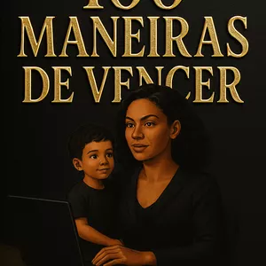 Imagem de capa para o Ebook 100 Dicas de Ouro para Mães Solo Ganhar Dinheiro em Casa – Liberdade, Renda e Autonomia