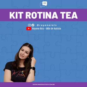 Imagem de capa para o Ebook Kit Rotina TEA - Mãe de Autista