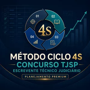Imagem do curso Método Ciclo 4S — Planejamento Premium Escrevente TJSP