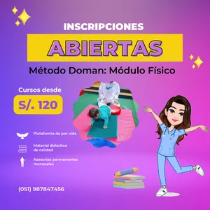 Imagen de portada para Curso online Método Doman Programa Físico Pequeños Genios 