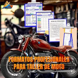 Imagen de portada para Curso online Formatos Profesionales para Talleres de Motos