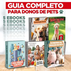 Imagem de capa para o Ebook Guia completo para donos de pets