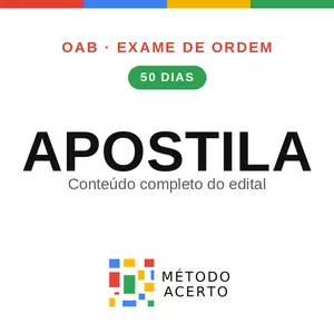 Imagem do curso Método Acerto OAB 1ª Fase — Plano Completo 50 Dias