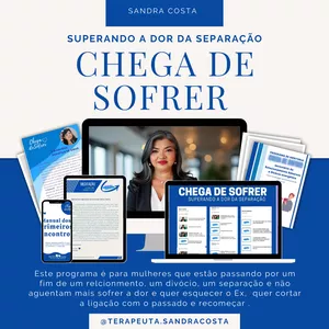 Imagem de capa para o Curso online CHEGA DE SOFRER A DOR DA SEPARAÇÃO