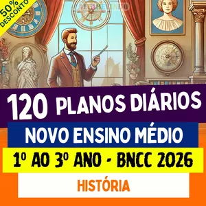 Imagem do curso PLANOS DIÁRIOS - HISTÓRIA - Ensino Médio - BNCC 2026