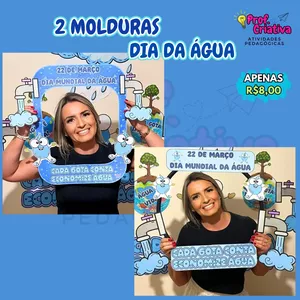 Imagem de capa para o Ebook KIT DE MOLDURAS - DIA  MUNDIAL DA ÁGUA