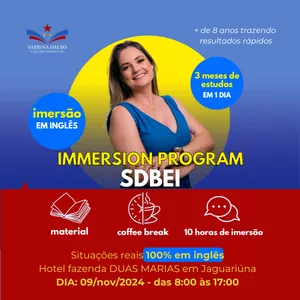 Cover image for In-person event ENGLISH IMMERSION PROGRAM SDBEI