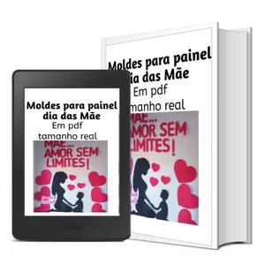 Imagem de capa para o Ebook Molde para painel dia das Mães 