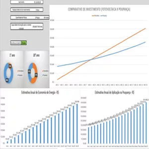 Imagem de capa para o Curso online Planilha Excel para Dimensionamento Sistema Fotovoltaico On-Grid
