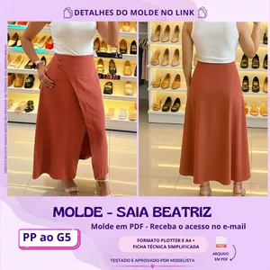 Imagem de capa para o Curso online Molde Saia Beatriz 
