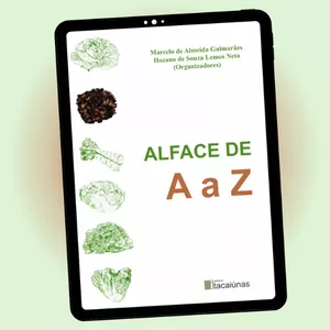 Imagem de capa para o Ebook Alface de A a Z