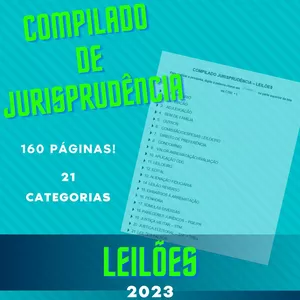Imagem de capa para o Ebook 160 PÁGINAS de Jurisprudências Diversas - Leilões em Geral