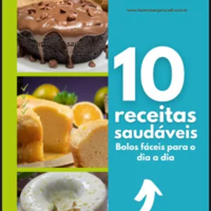 Imagem de capa para o Ebook Ebook de receitas